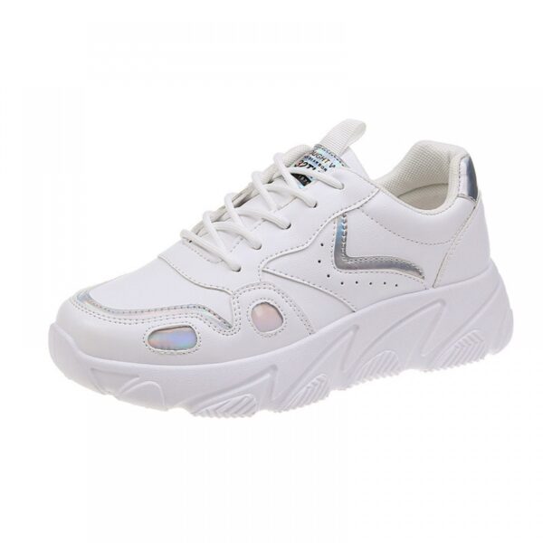 Women New Thick-Soled Sneakers Female Running Shoes - Image 3