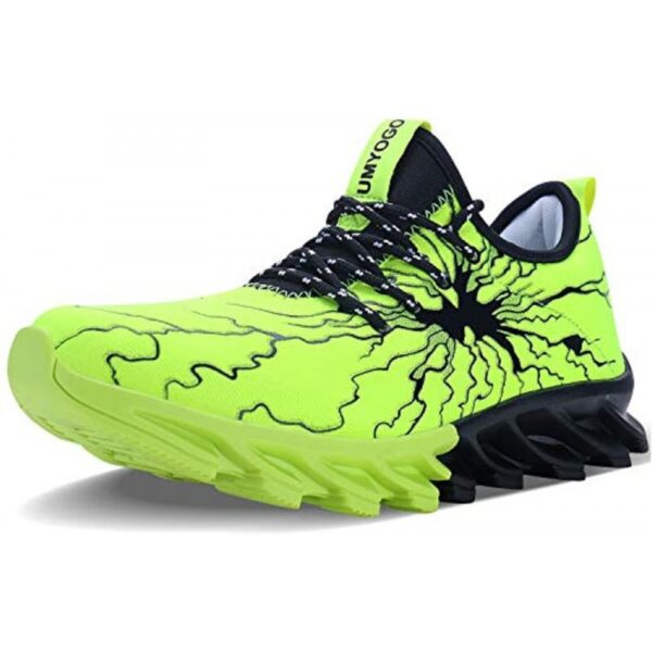 Fashion Men's Sneakers Tennis Running Shoes for Men Green - Image 2