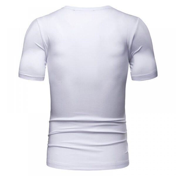 New Summer Men's Character Print Short-Sleeved T-Shirt - Image 3