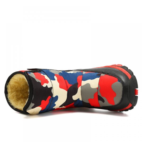Boys' Boots Winter New Waterproof Cotton Boots Baby Warm Girls' Boots Children's Warm Snow Boots - Image 5