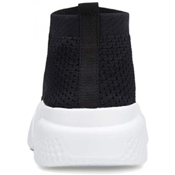 Womens Walking Shoes Mens Slip-On Sneakers Breathable Lightweight Athletic Running Shoes Black - Image 3