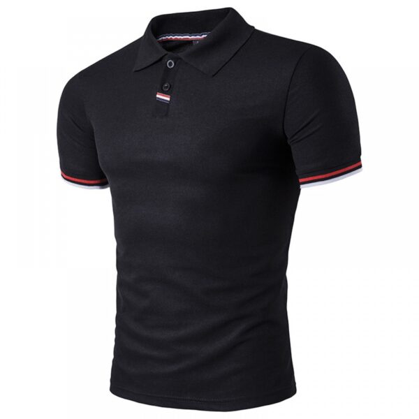 Supply  Men's Polo Shirt Casual British Style European Code Foreign Trade 038 - Image 2