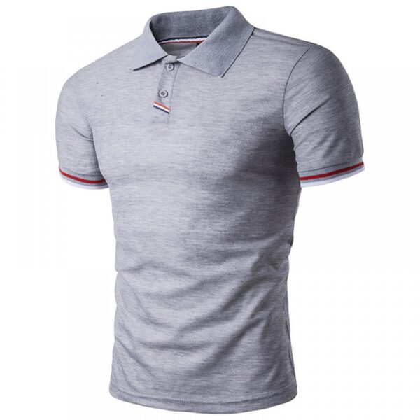 Supply  Men's Polo Shirt Casual British Style European Code Foreign Trade 038 - Image 3