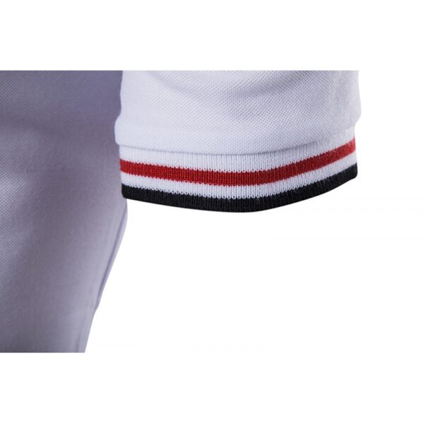 Supply  Men's Polo Shirt Casual British Style European Code Foreign Trade 038 - Image 5