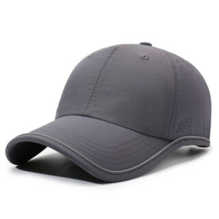 Dark Gray Baseball Cap Outdoor Breathable Sun Hat