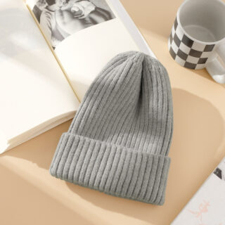 Solid Color Knitted Pullover Beanies
