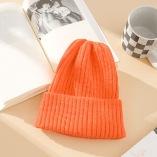 Solid Color Knitted Pullover Beanies