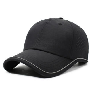 Black Baseball Cap Outdoor Breathable Sun Hat