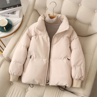 Women's Short Cotton Down Jacketthick Warm Winter Coat