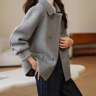 Women's Padded Thickened Wool Coat Fashion Outerwear